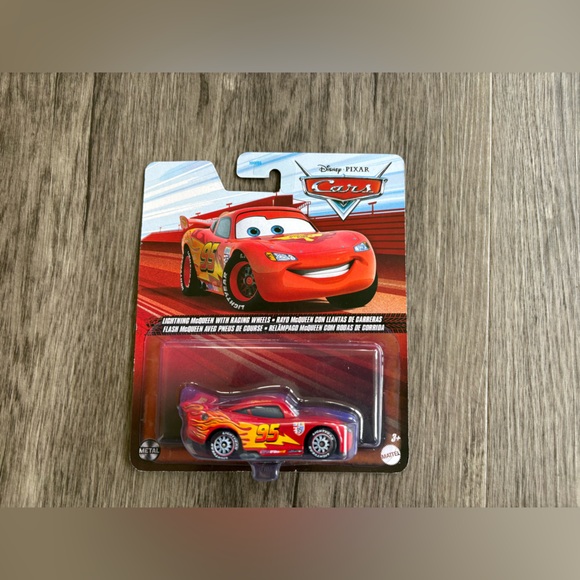 Disney Other - 3” Disney Pixar Metal Lightning McQueen Toy